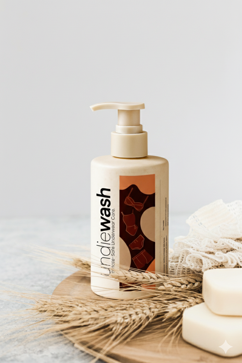 Undiewash | Gentle Non-Toxic Gel Cleanser for Underwear & Delicate Fabrics